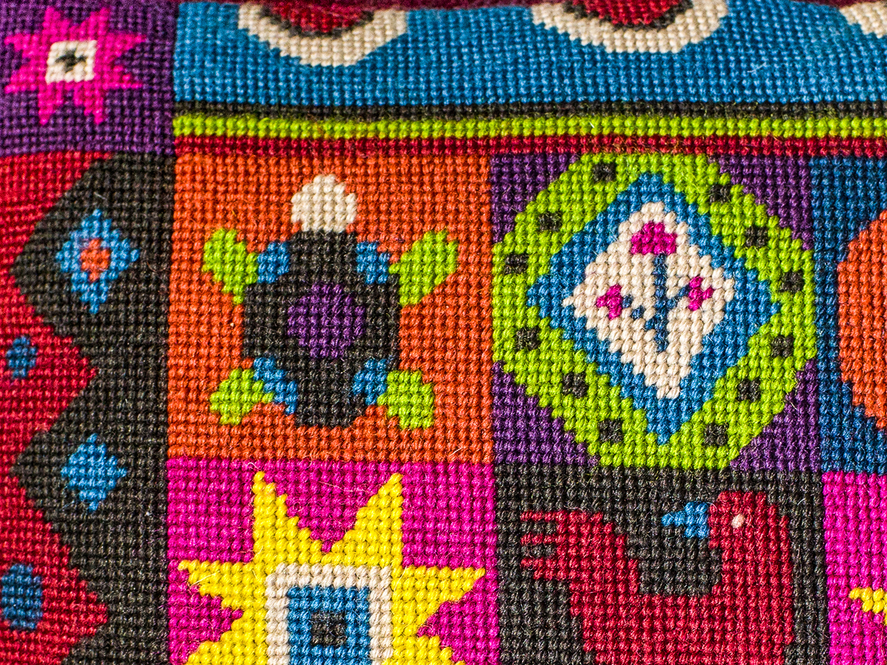 African Tiles Jolly Red